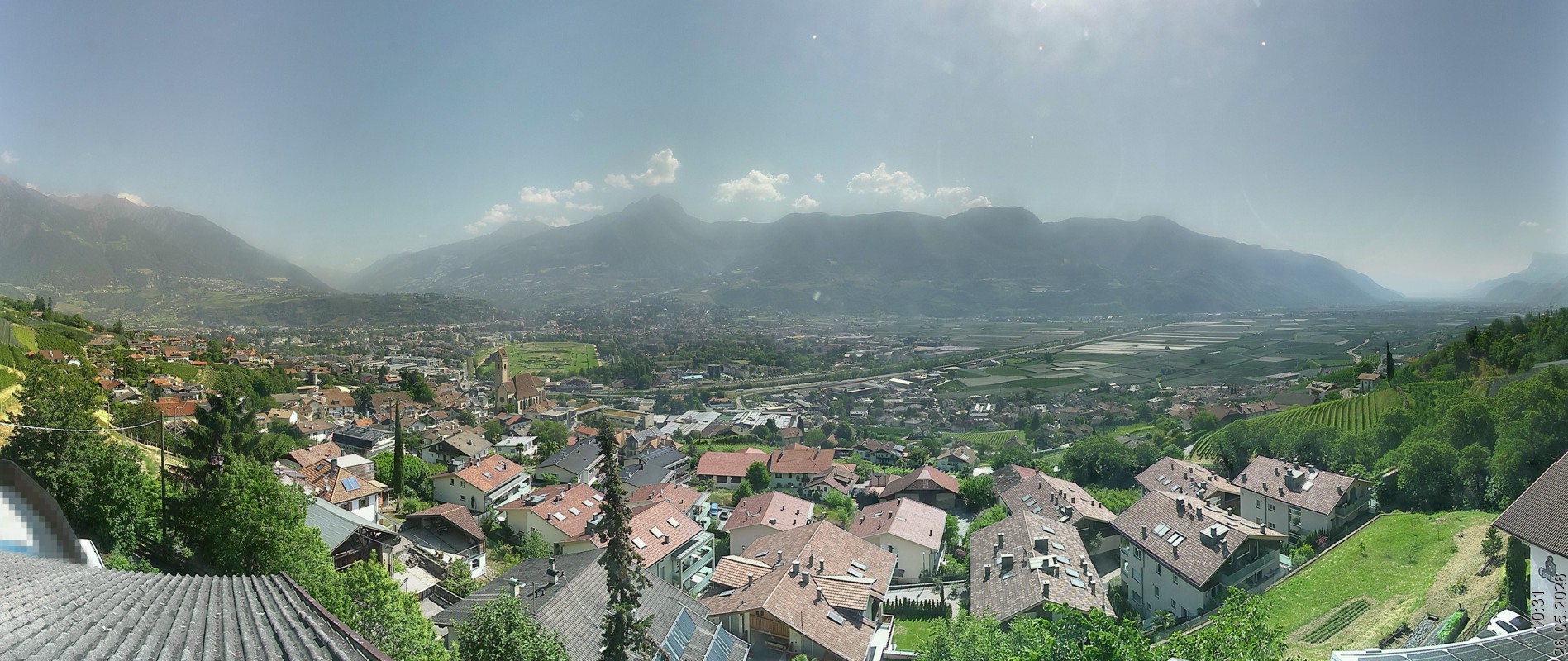 Archiv Foto Webcam Marling - Panorama