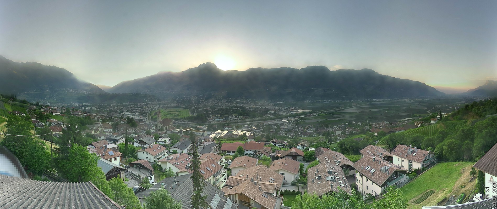 Archiv Foto Webcam Marling - Panorama