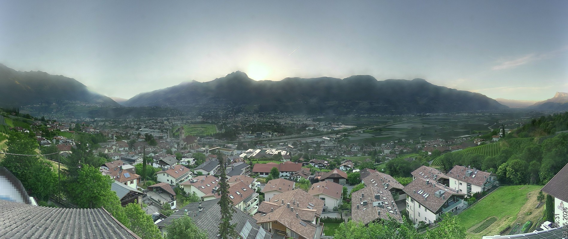 Archiv Foto Webcam Marling - Panorama
