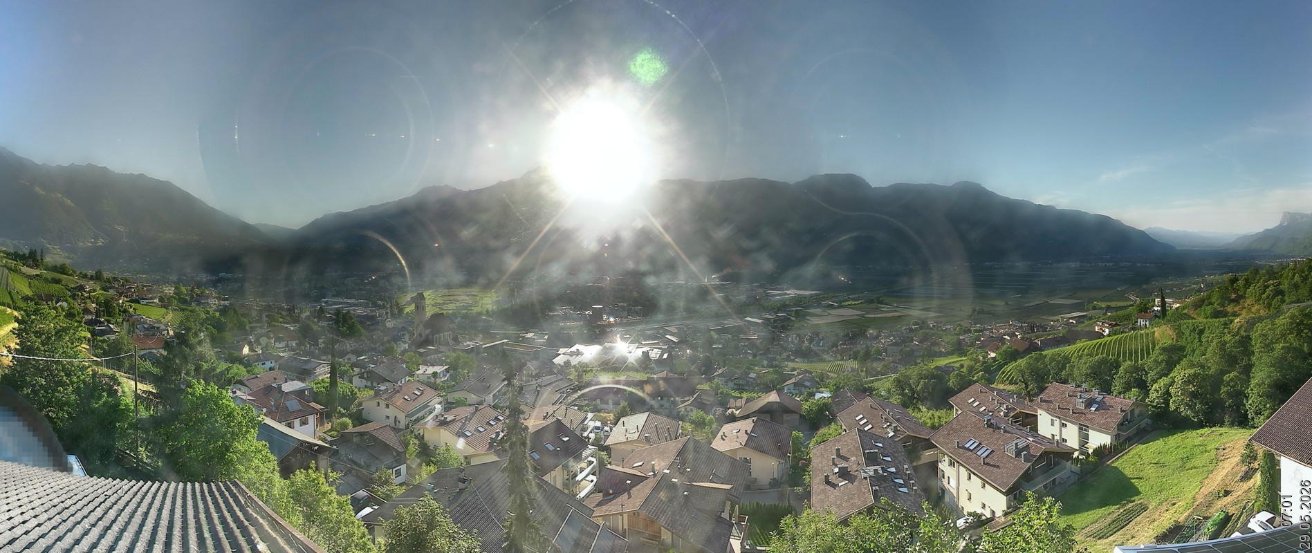 Archiv Foto Webcam Marling - Panorama