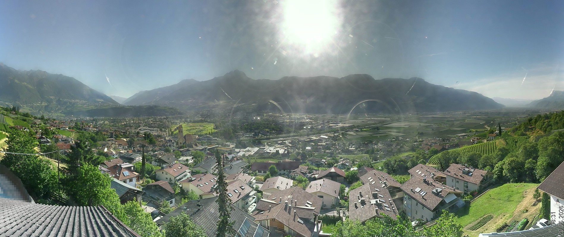 Archiv Foto Webcam Marling - Panorama