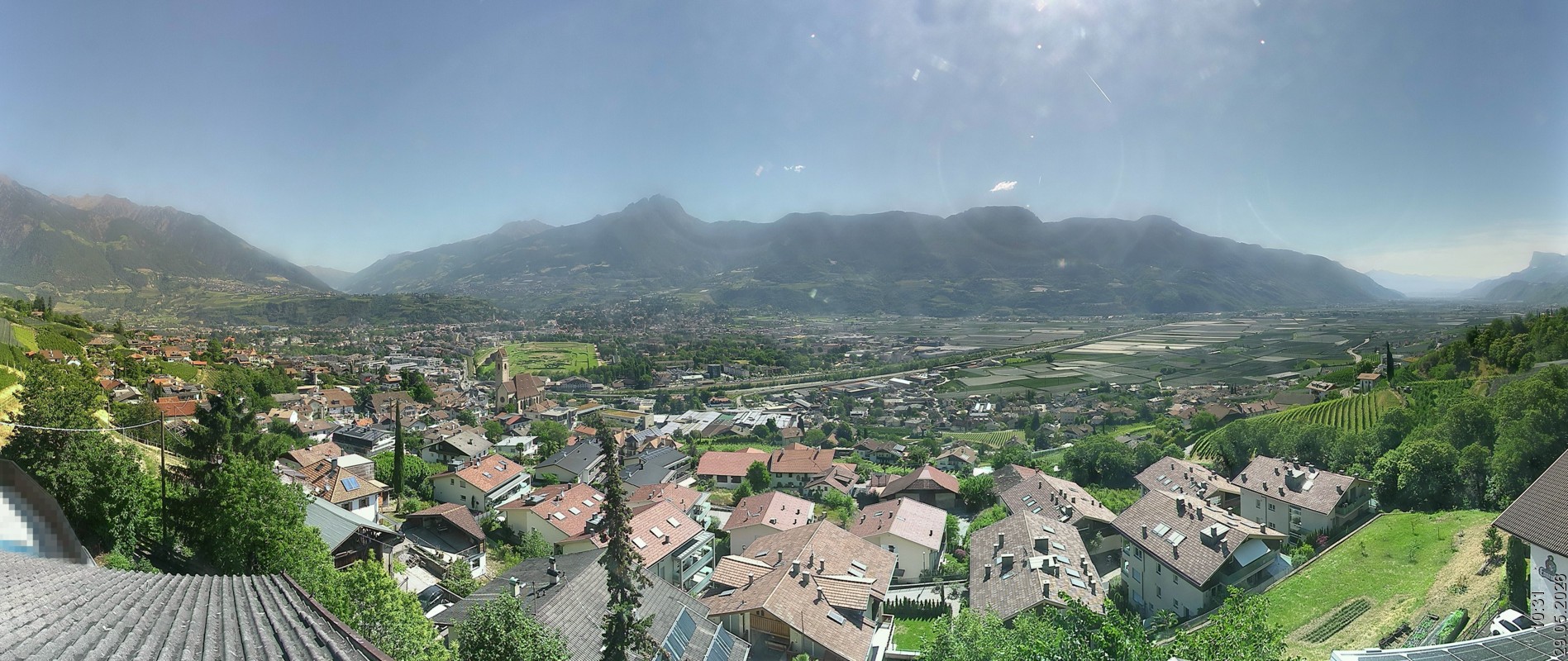 Archiv Foto Webcam Marling - Panorama