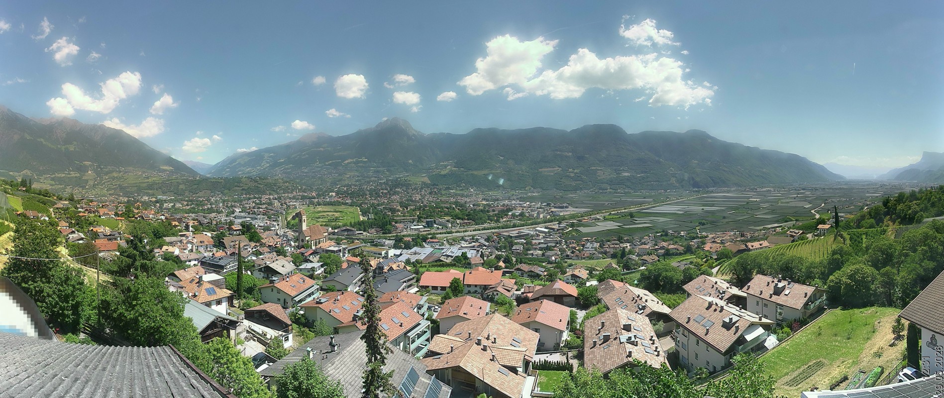 Archiv Foto Webcam Marling - Panorama