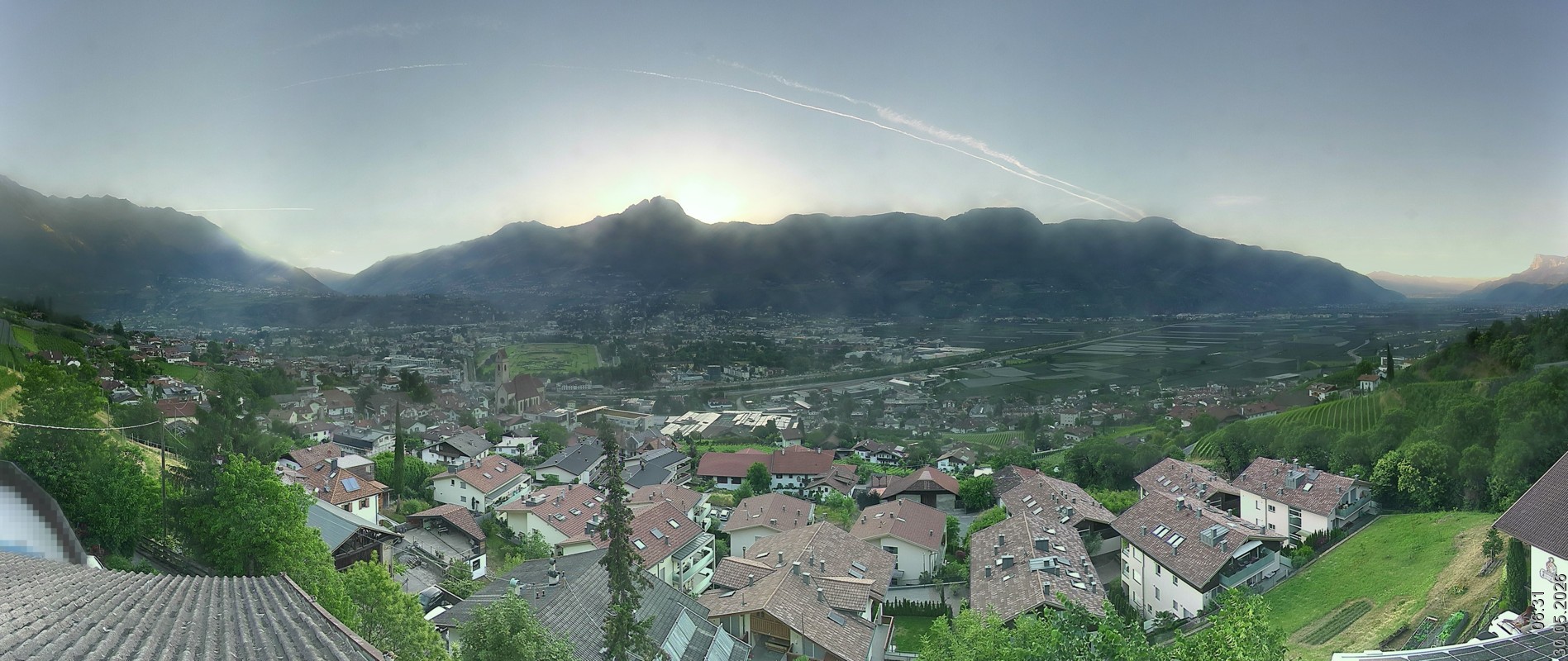 Archiv Foto Webcam Marling - Panorama