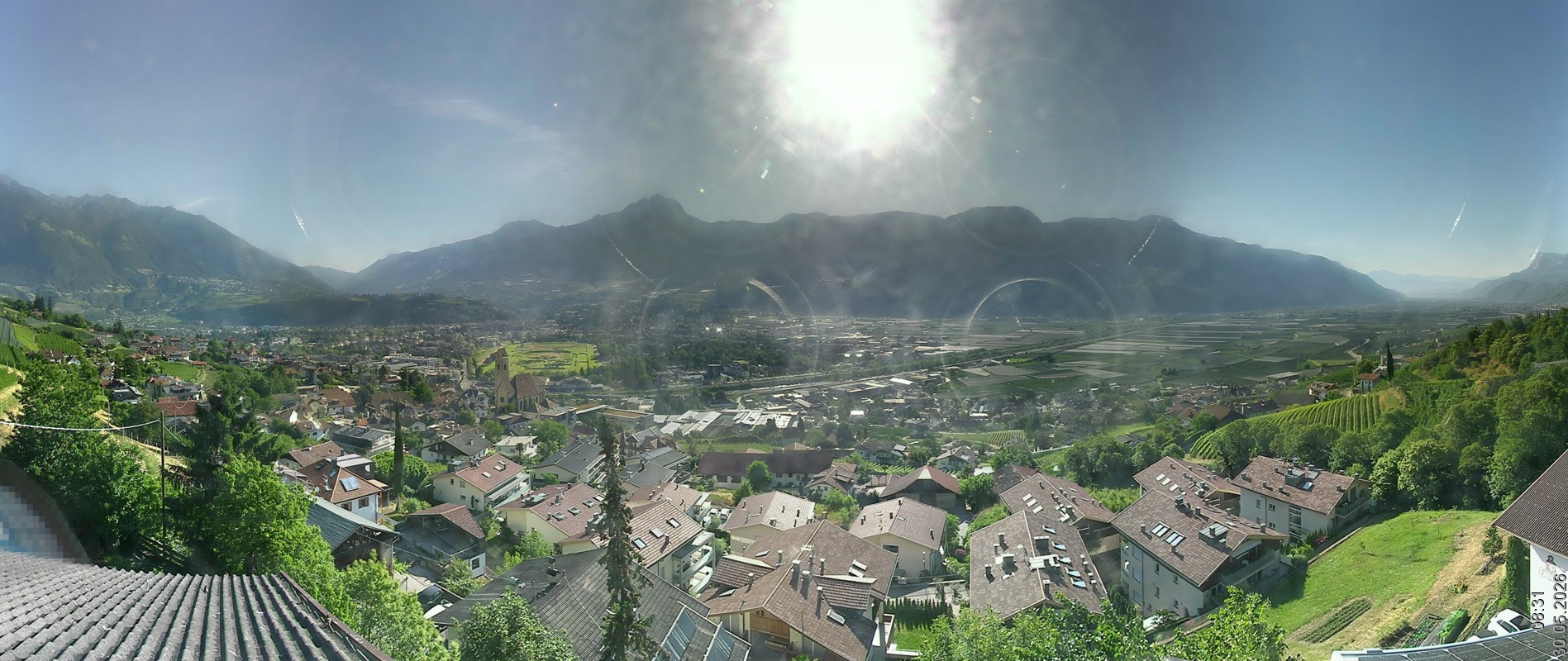 Archiv Foto Webcam Marling - Panorama