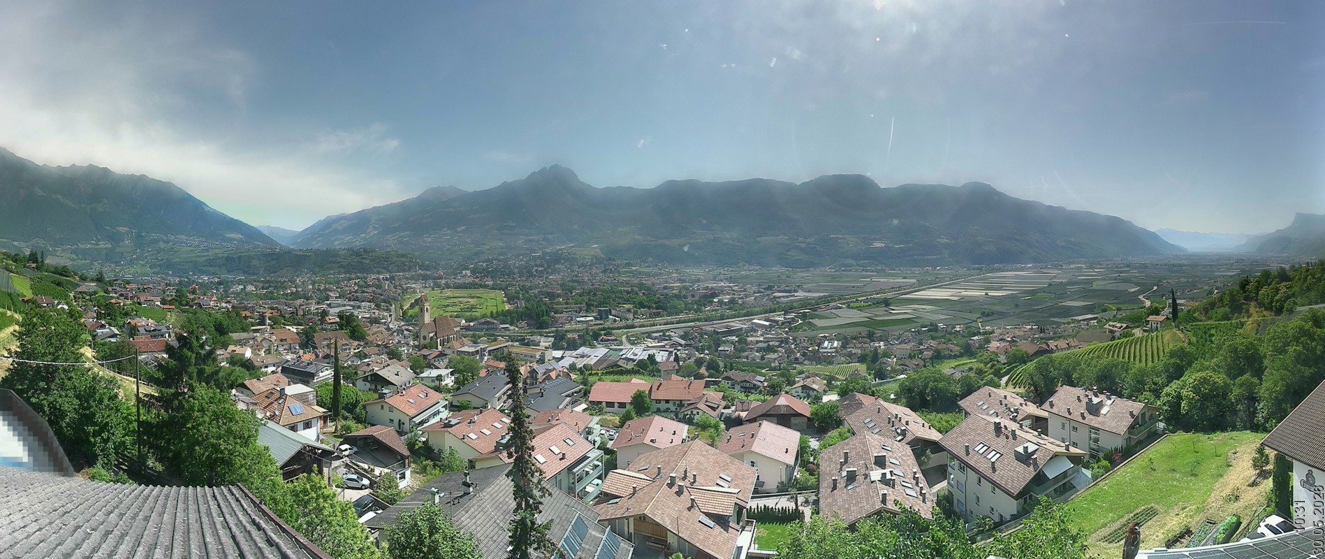 Archiv Foto Webcam Marling - Panorama