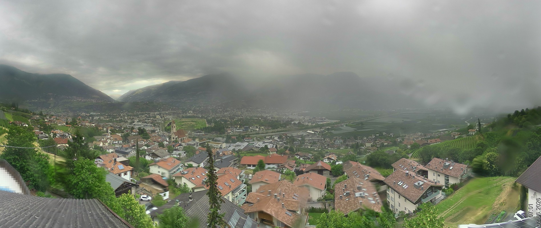 Archiv Foto Webcam Marling - Panorama