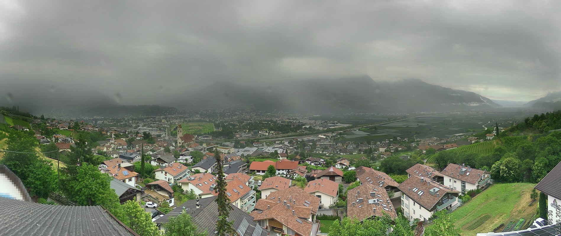 Archiv Foto Webcam Marling - Panorama