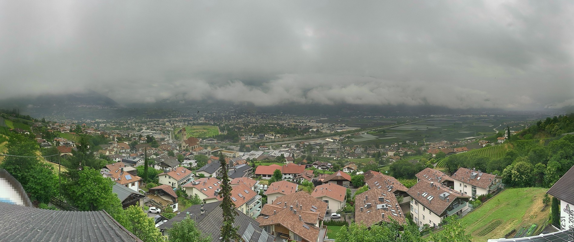 Archiv Foto Webcam Marling - Panorama