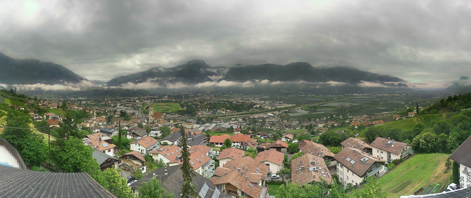 Archiv Foto Webcam Marling - Panorama