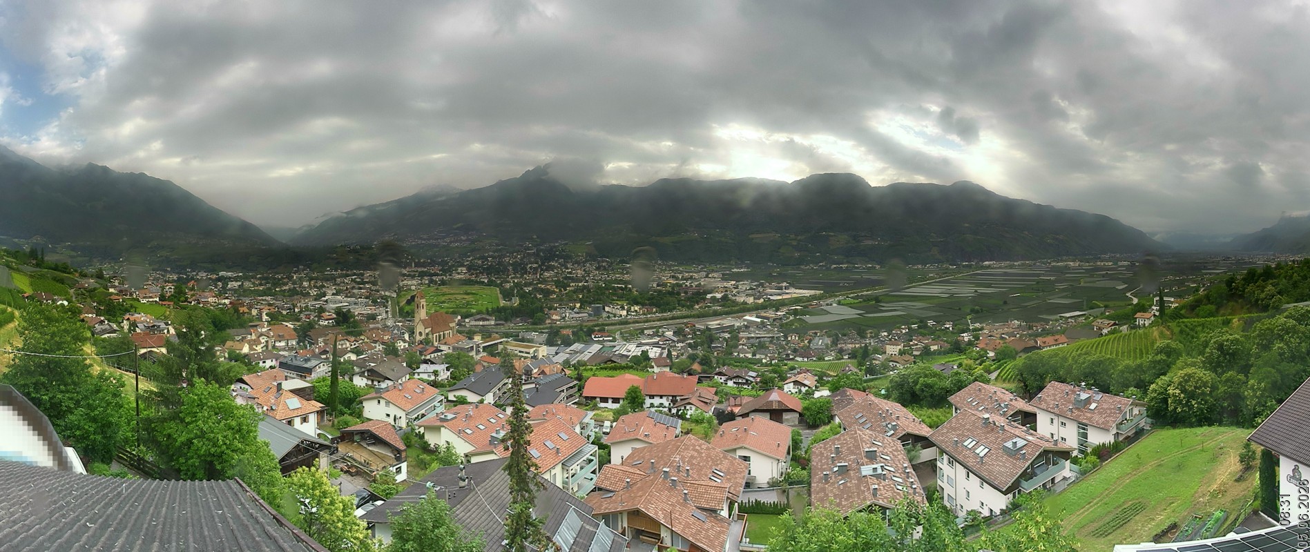 Archiv Foto Webcam Marling - Panorama