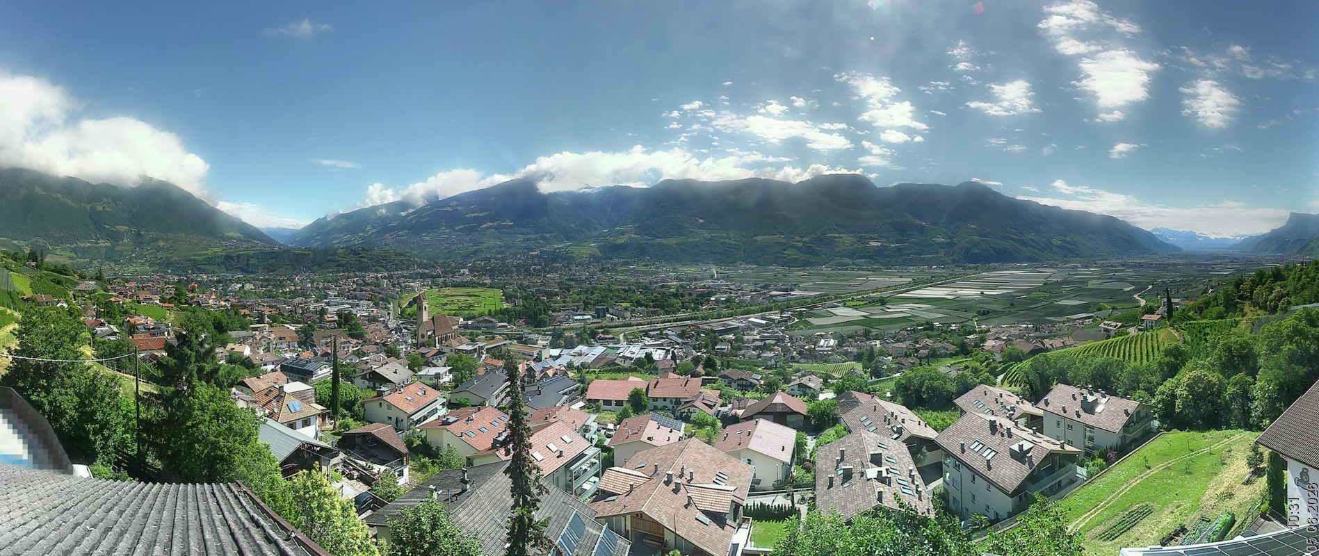 Archiv Foto Webcam Marling - Panorama