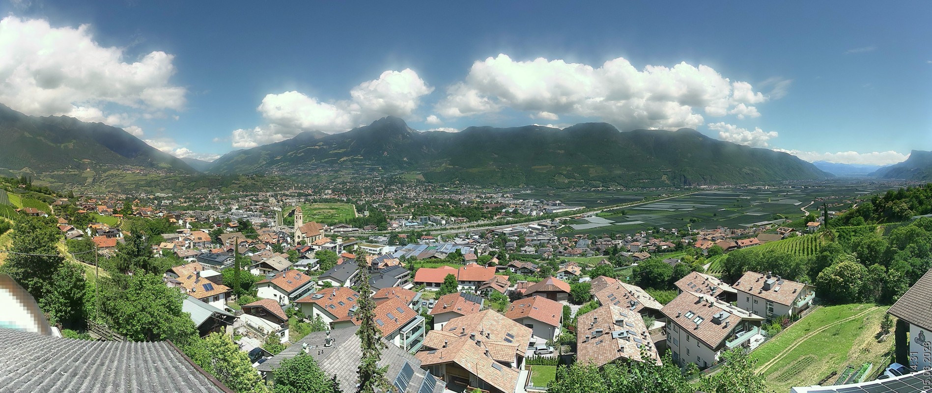 Archiv Foto Webcam Marling - Panorama