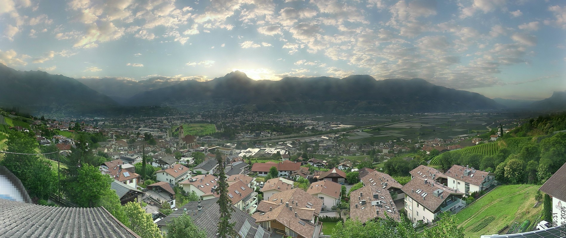 Archived image Webcam Marling - South Tyrol