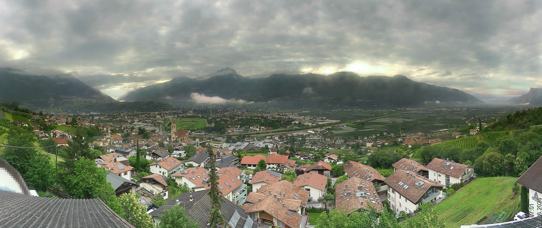 Archiv Foto Webcam Marling - Panorama