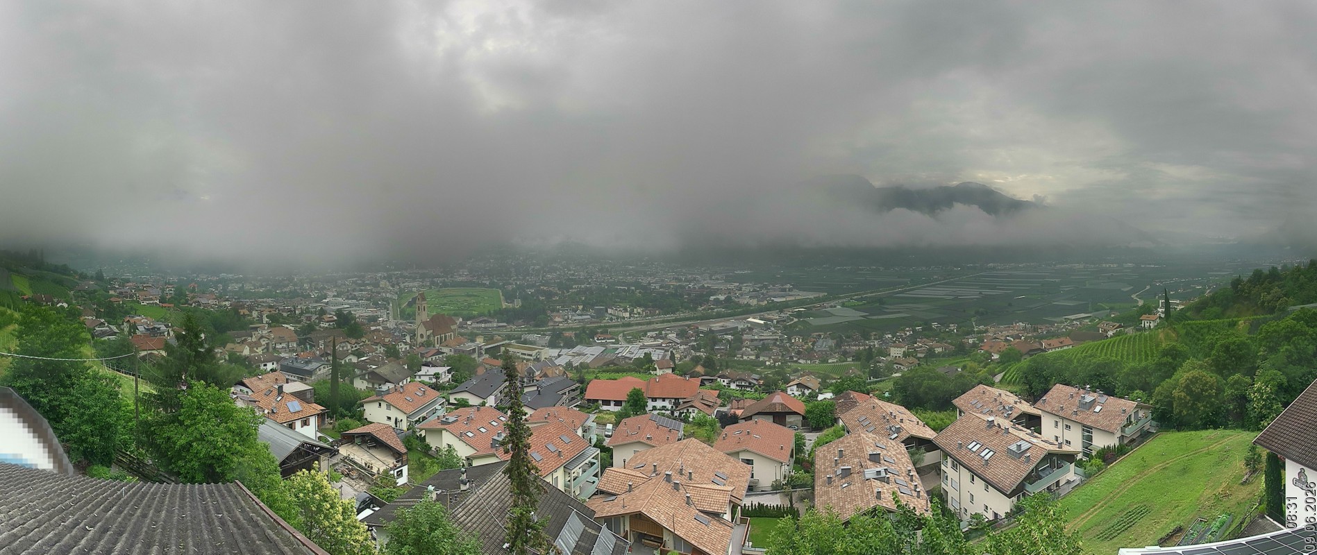 Archiv Foto Webcam Marling - Panorama