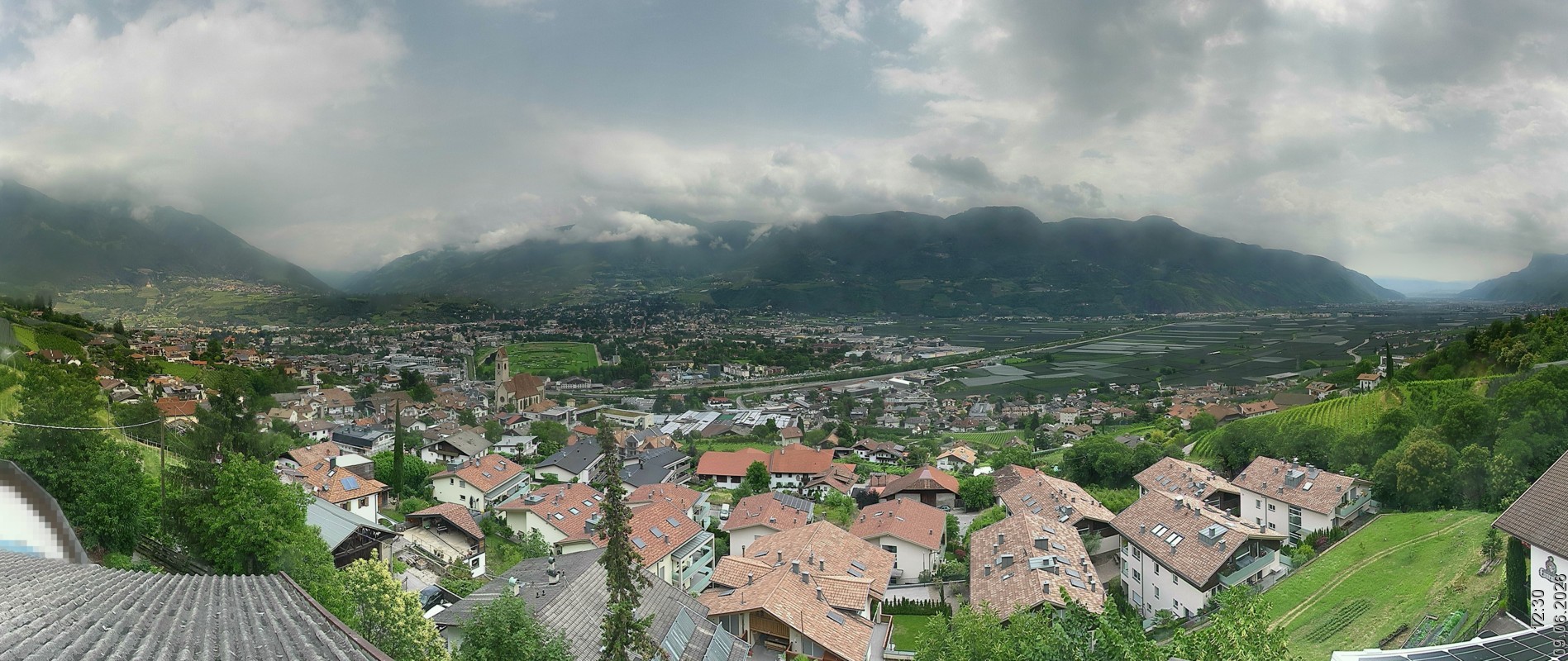 Archiv Foto Webcam Marling - Panorama