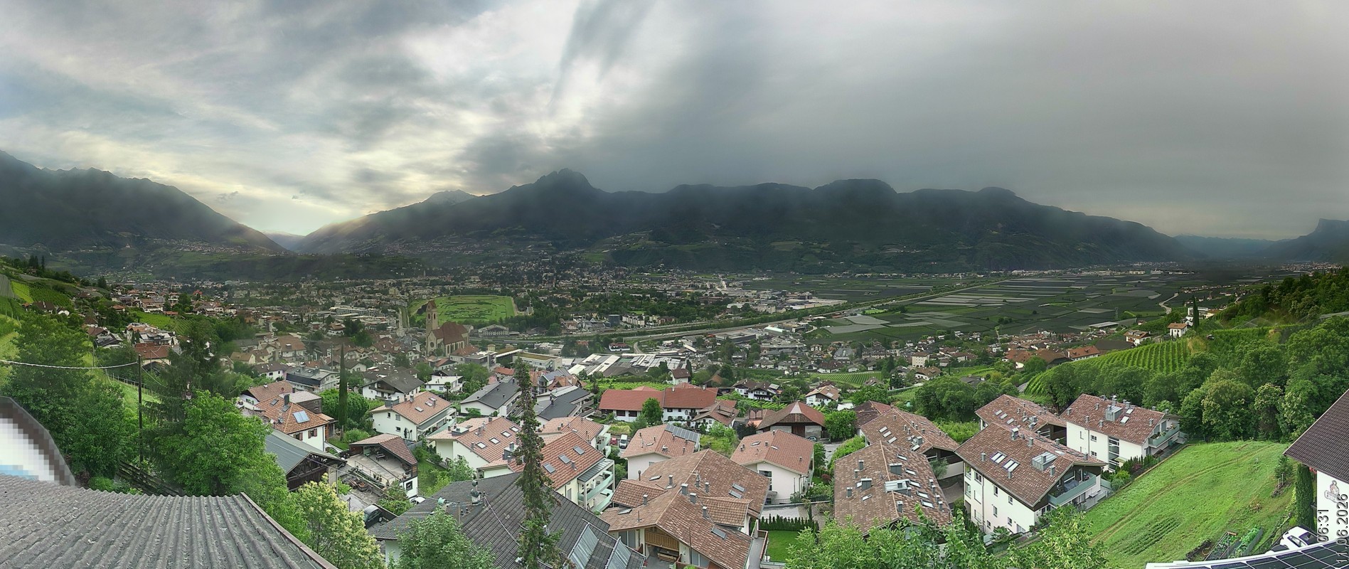 Archiv Foto Webcam Marling - Panorama