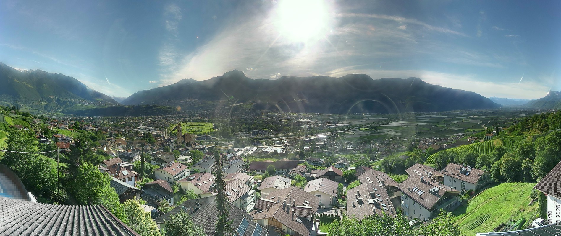 Archiv Foto Webcam Marling - Panorama