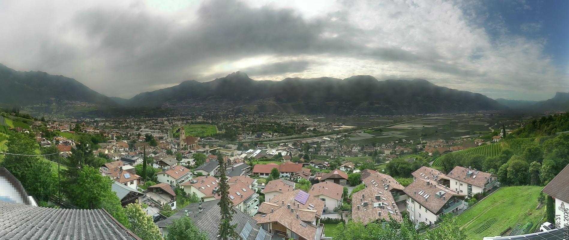 Archiv Foto Webcam Marling - Panorama