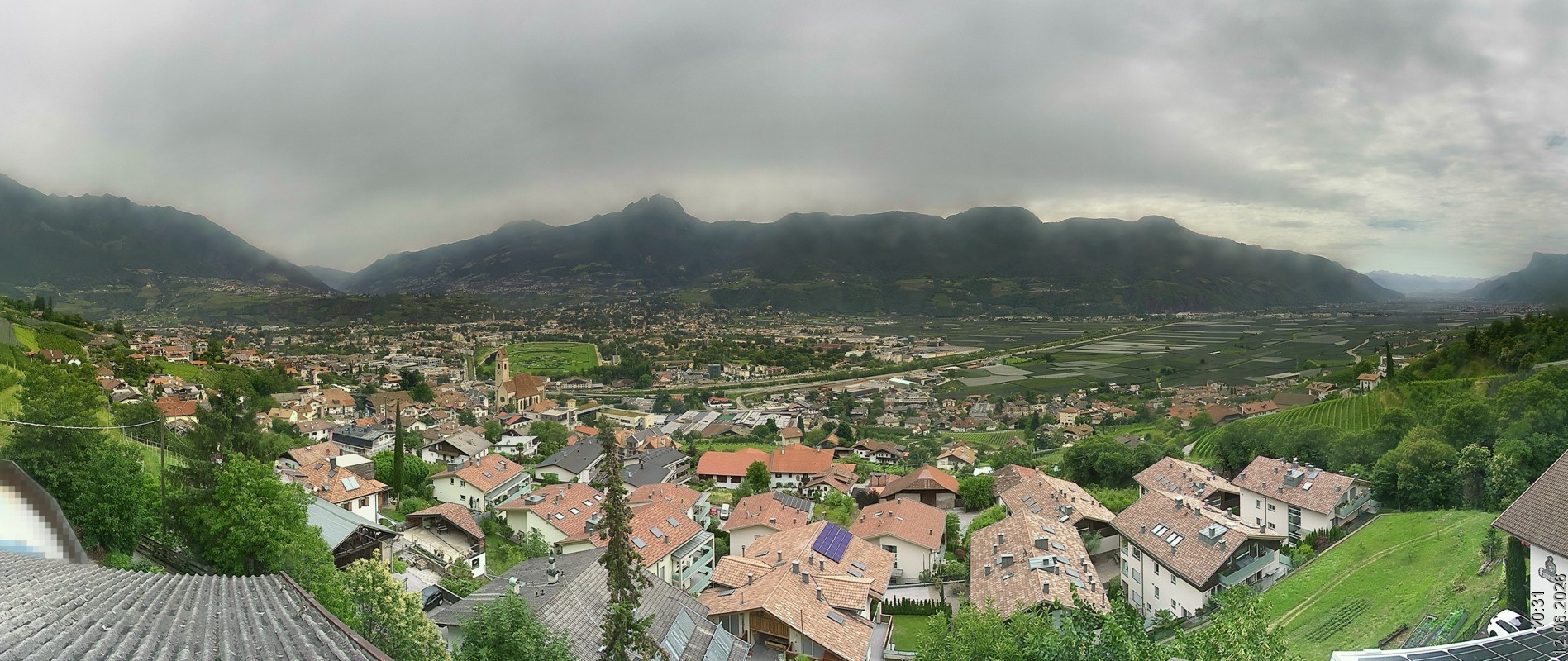 Archiv Foto Webcam Marling - Panorama