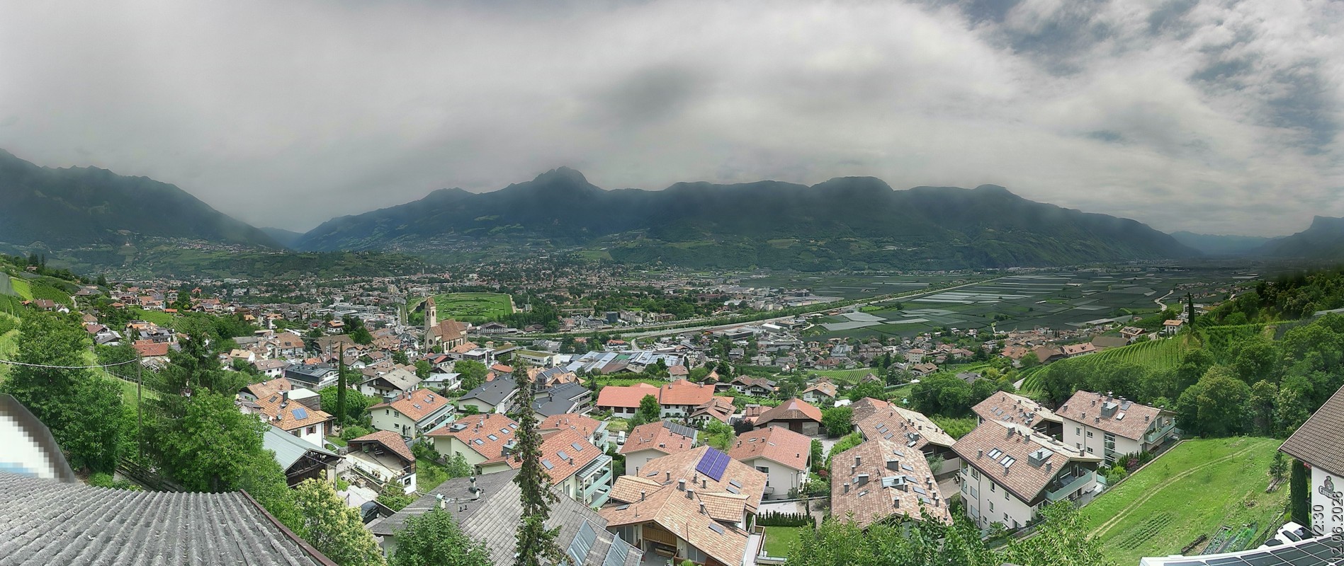 Archiv Foto Webcam Marling - Panorama