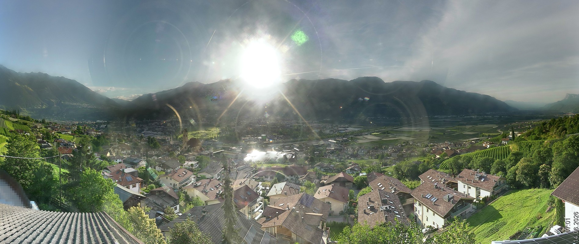 Archiv Foto Webcam Marling - Panorama