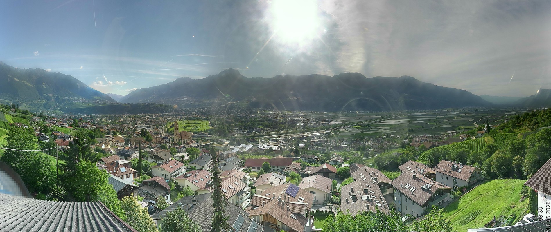 Archiv Foto Webcam Marling - Panorama