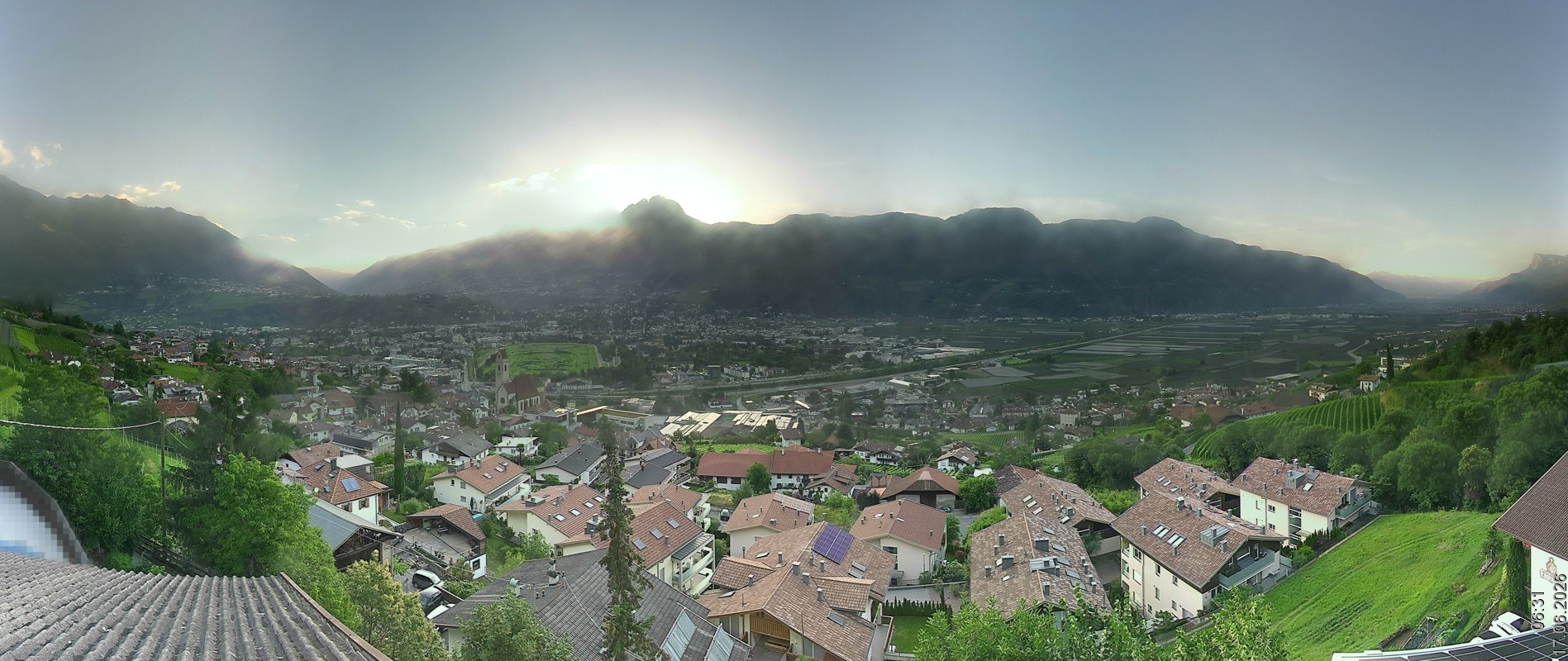 Archiv Foto Webcam Marling - Panorama