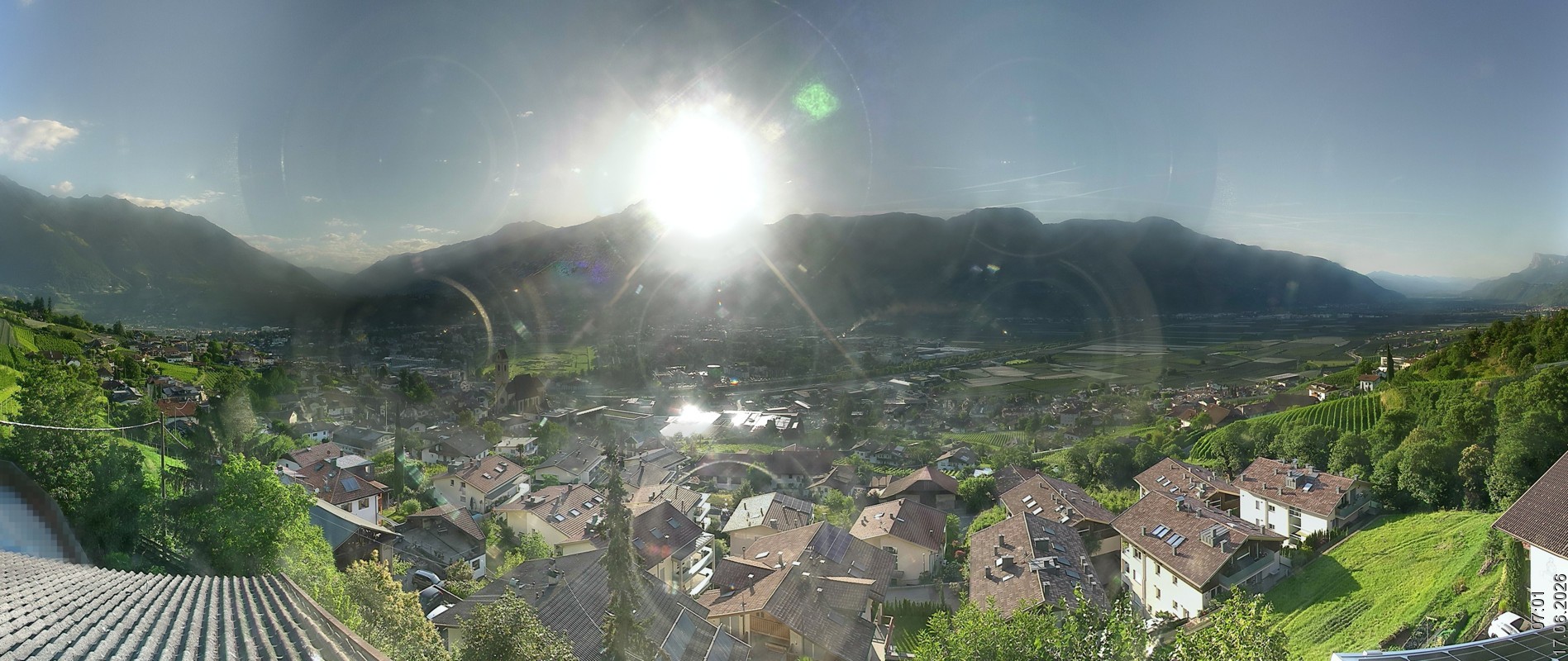 Archiv Foto Webcam Marling - Panorama
