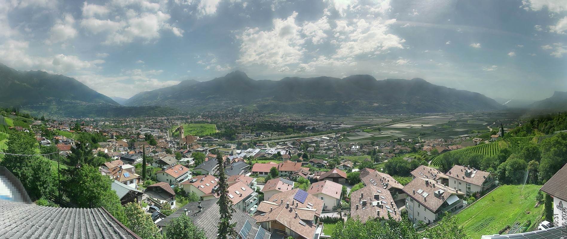 Archiv Foto Webcam Marling - Panorama