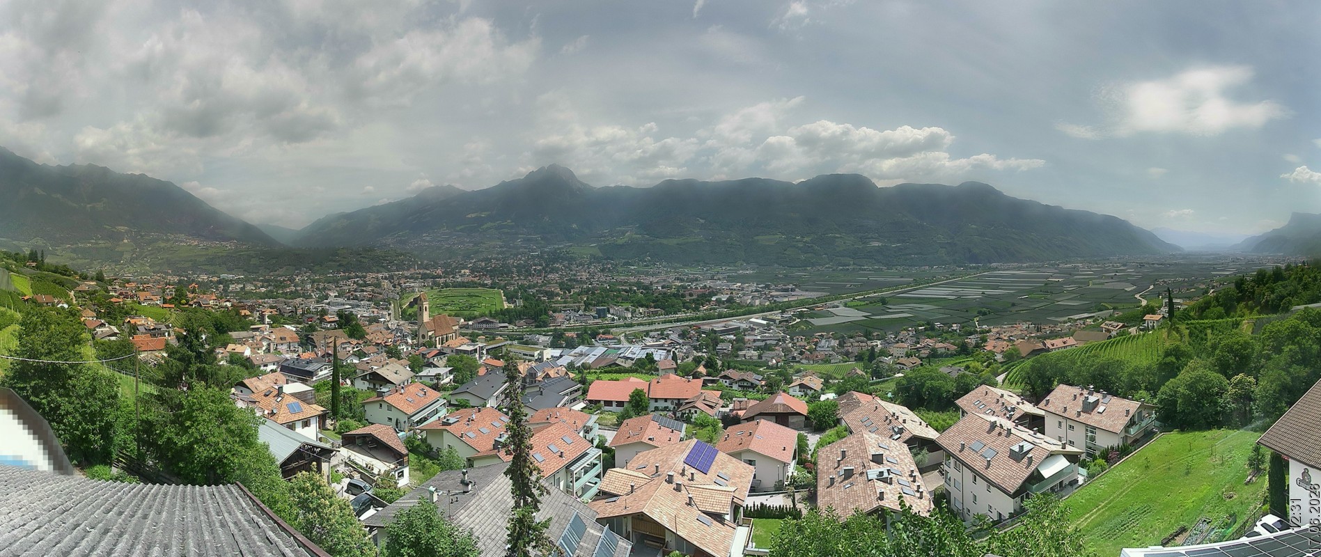 Archiv Foto Webcam Marling - Panorama