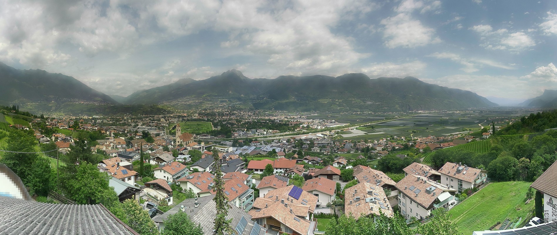 Archiv Foto Webcam Marling - Panorama