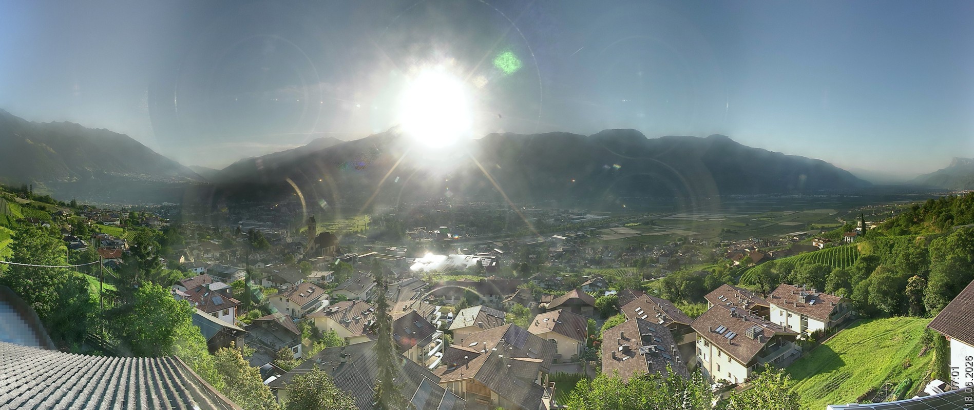 Archiv Foto Webcam Marling - Panorama