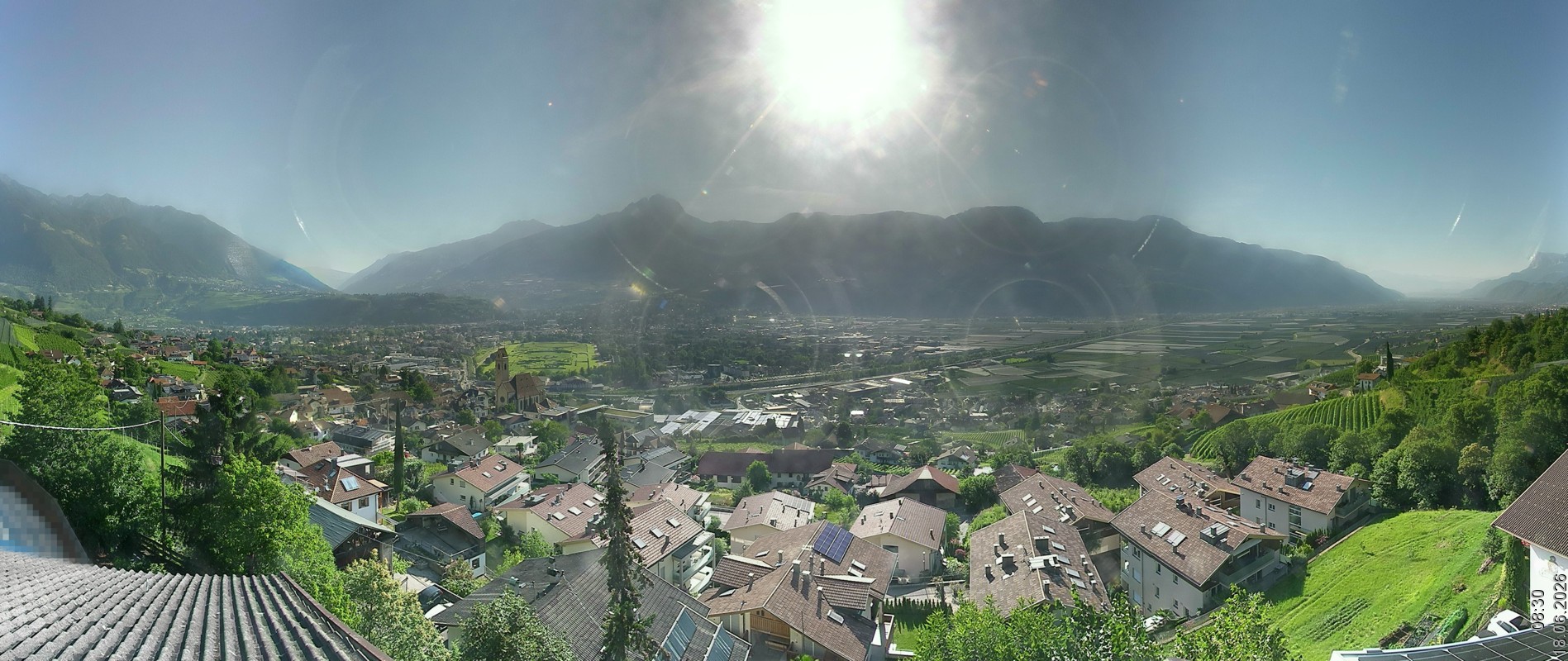Archiv Foto Webcam Marling - Panorama