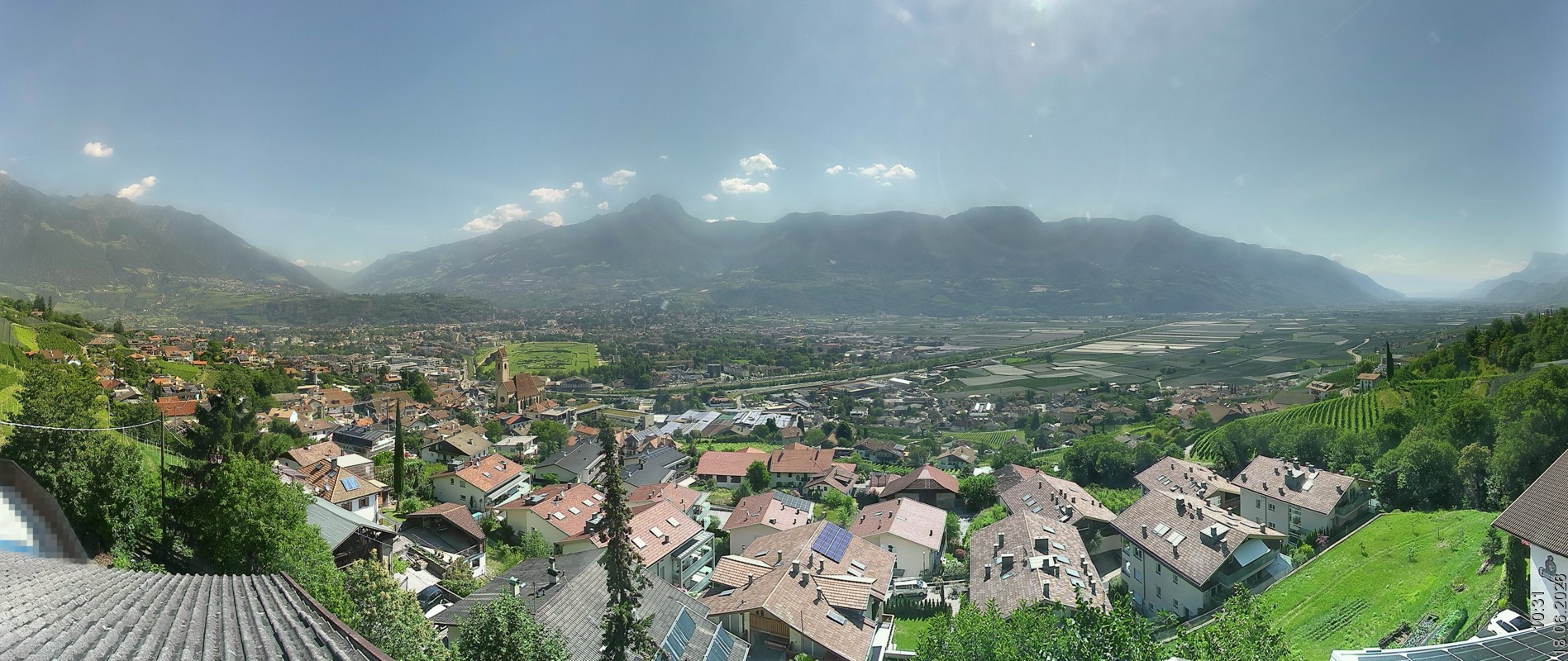 Archiv Foto Webcam Marling - Panorama
