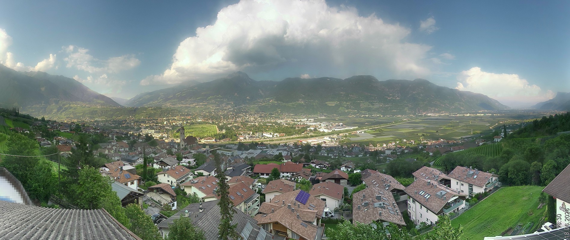 Archiv Foto Webcam Marling - Panorama