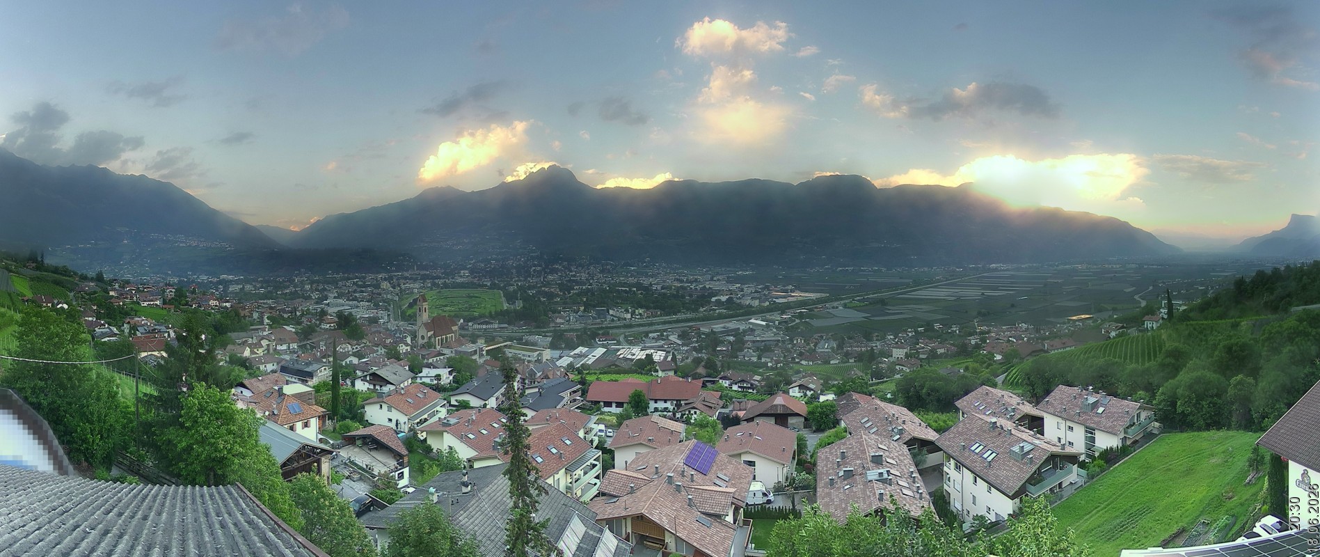 Archiv Foto Webcam Marling - Panorama