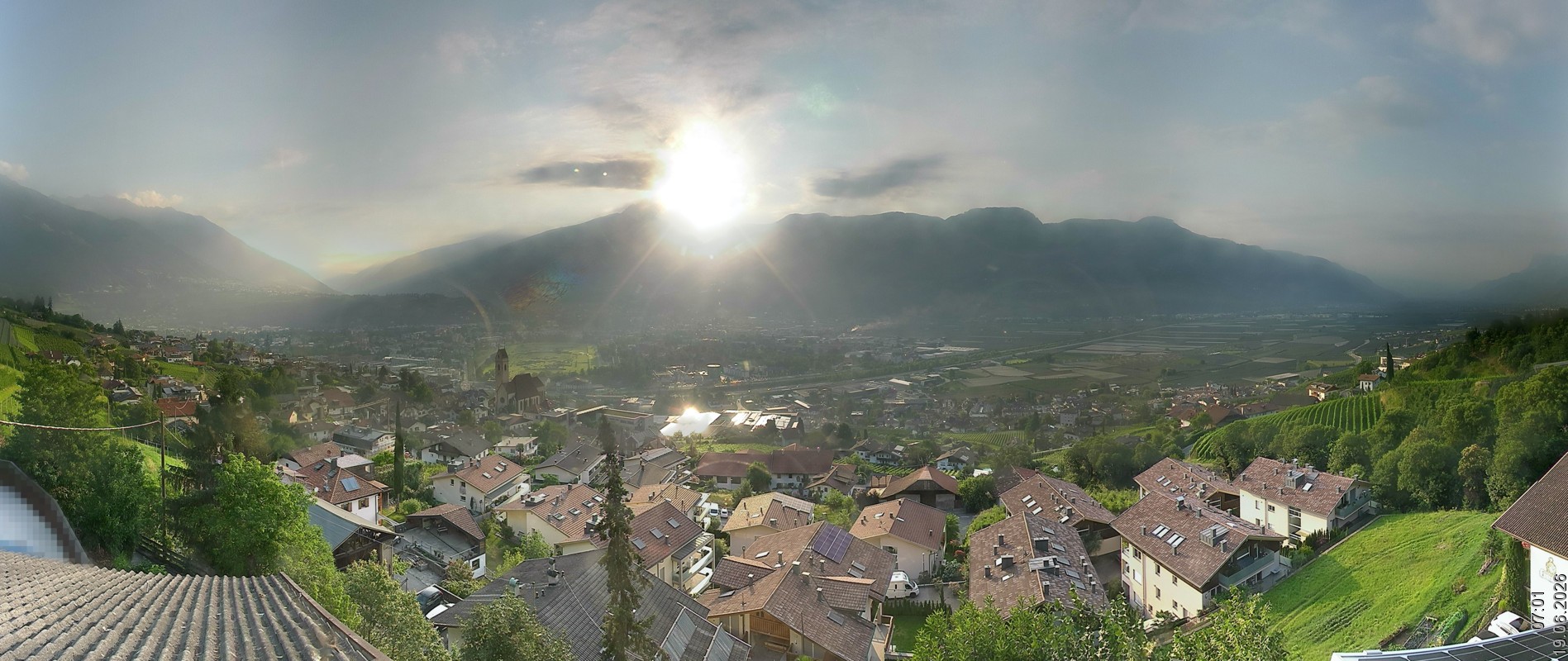 Archiv Foto Webcam Marling - Panorama
