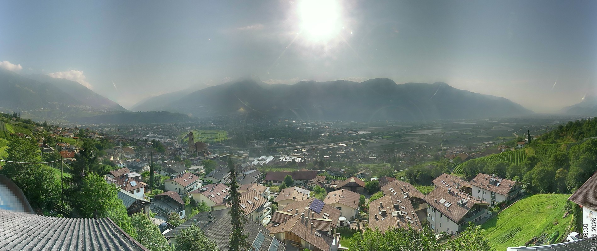 Archiv Foto Webcam Marling - Panorama