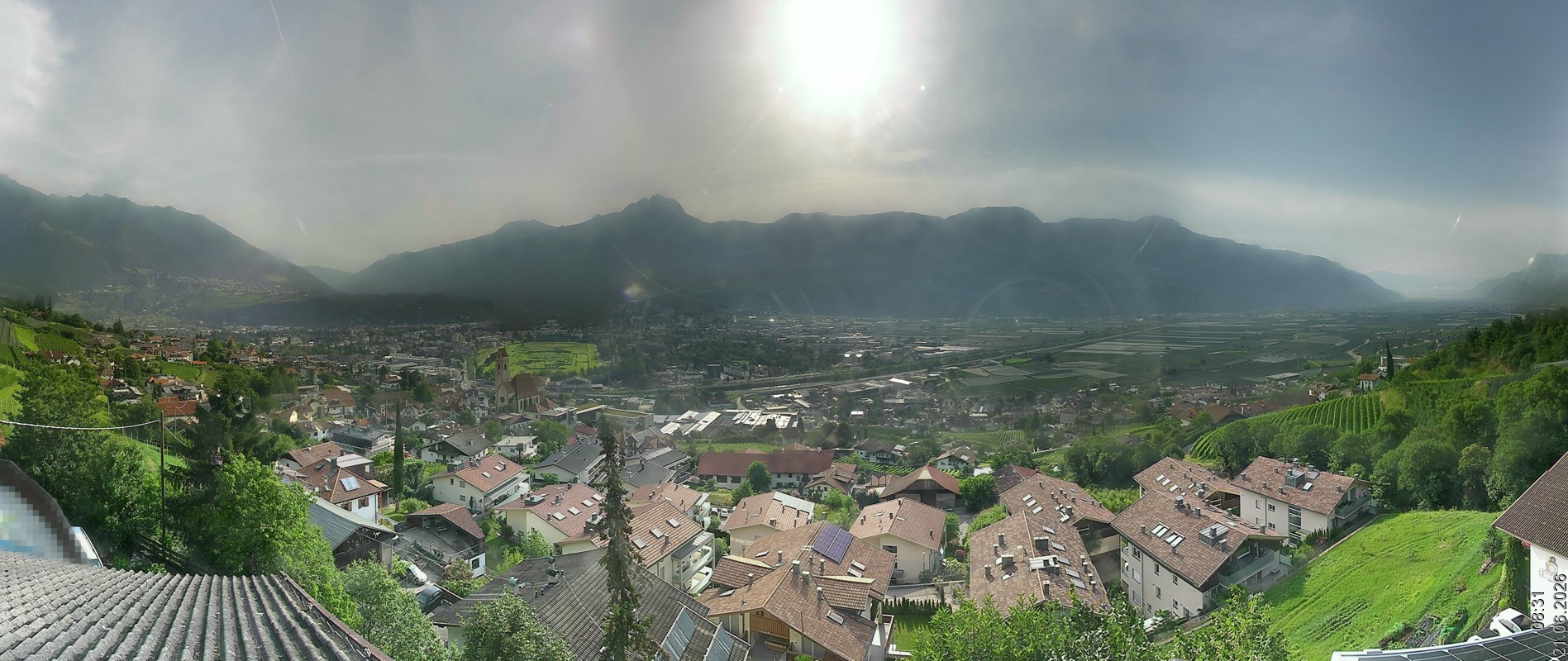 Archiv Foto Webcam Marling - Panorama