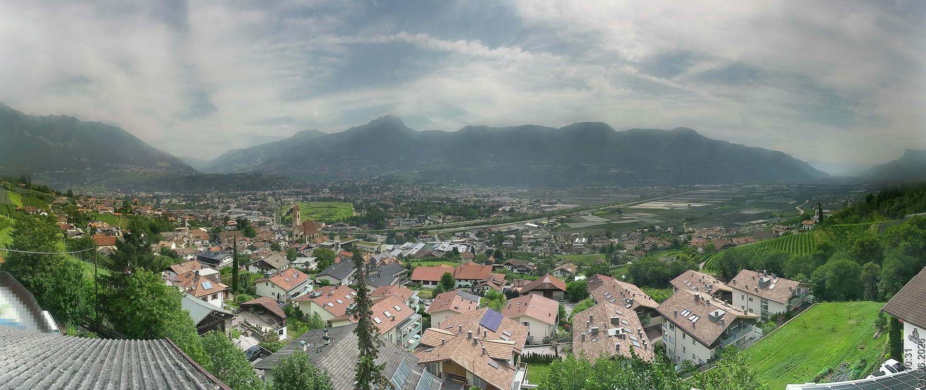 Archiv Foto Webcam Marling - Panorama