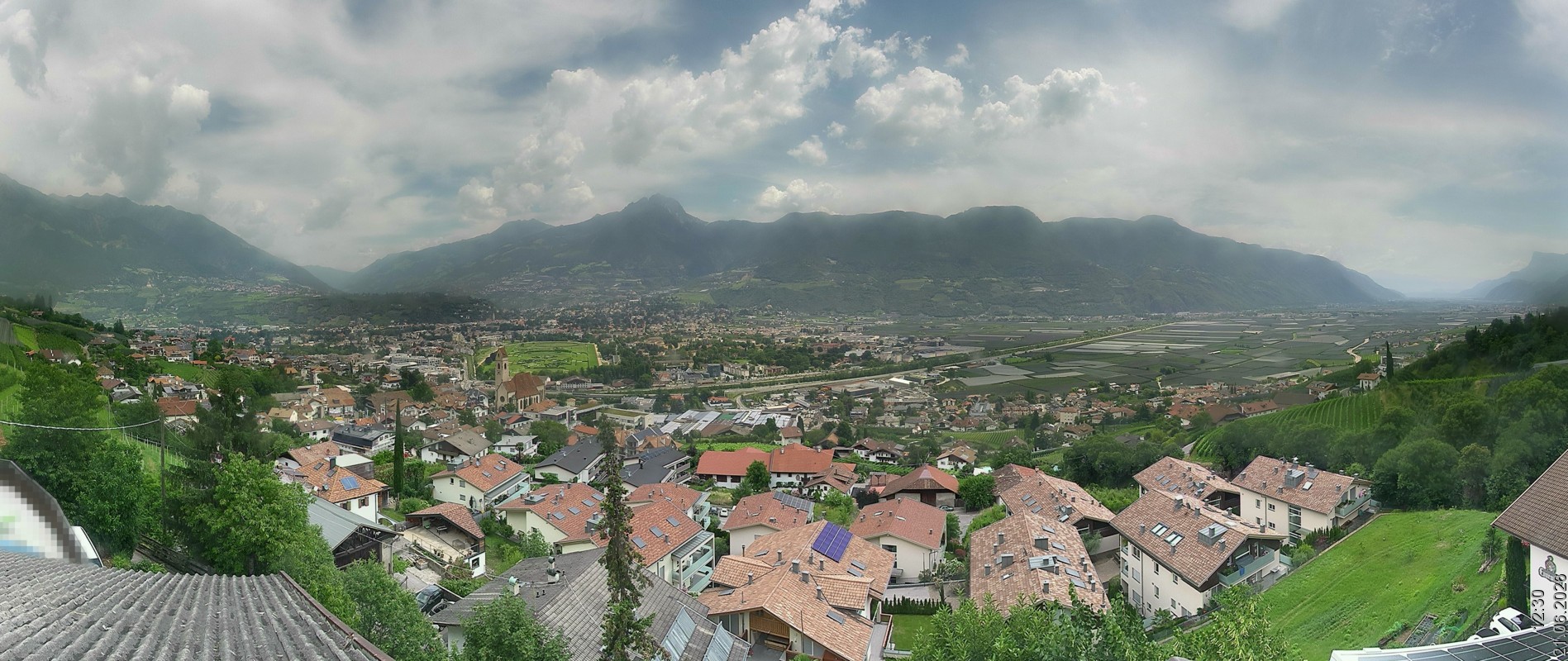 Archiv Foto Webcam Marling - Panorama