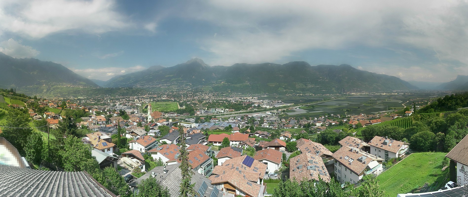 Archiv Foto Webcam Marling - Panorama
