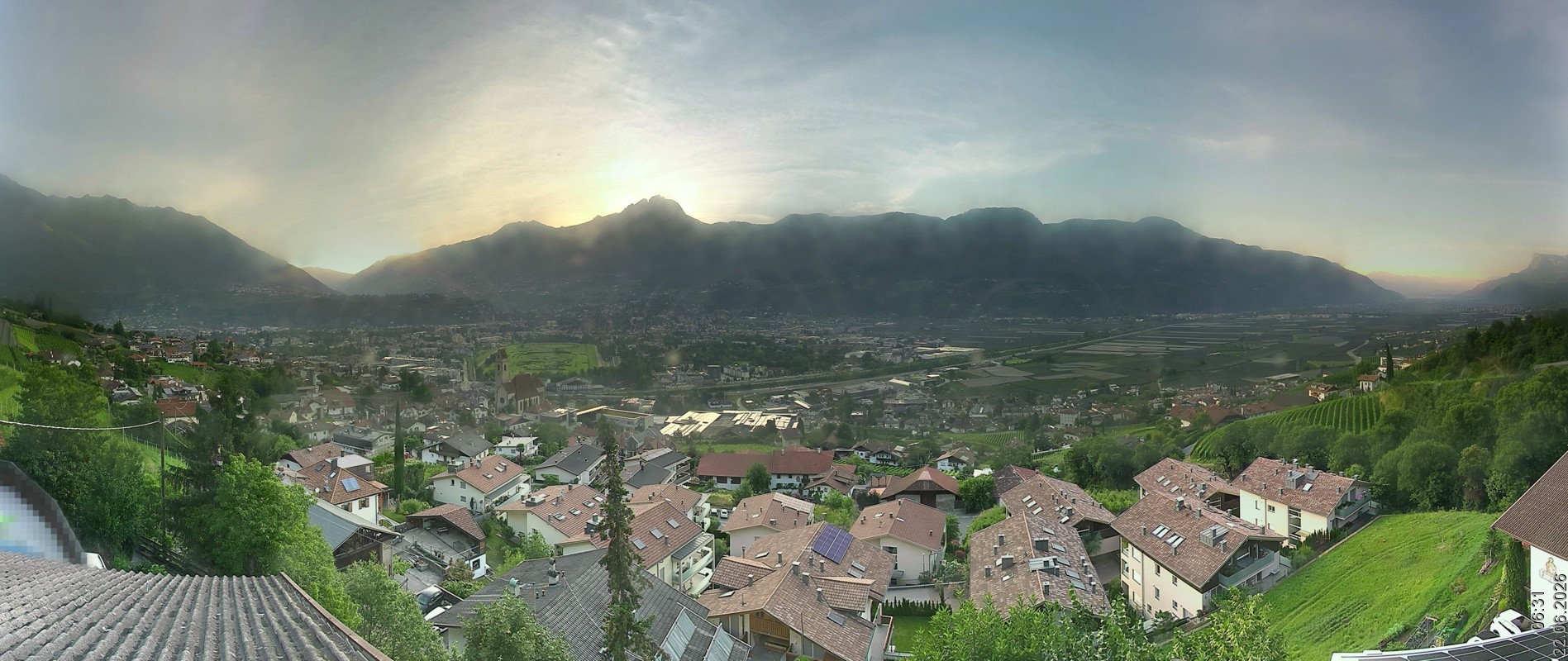 Archiv Foto Webcam Marling - Panorama