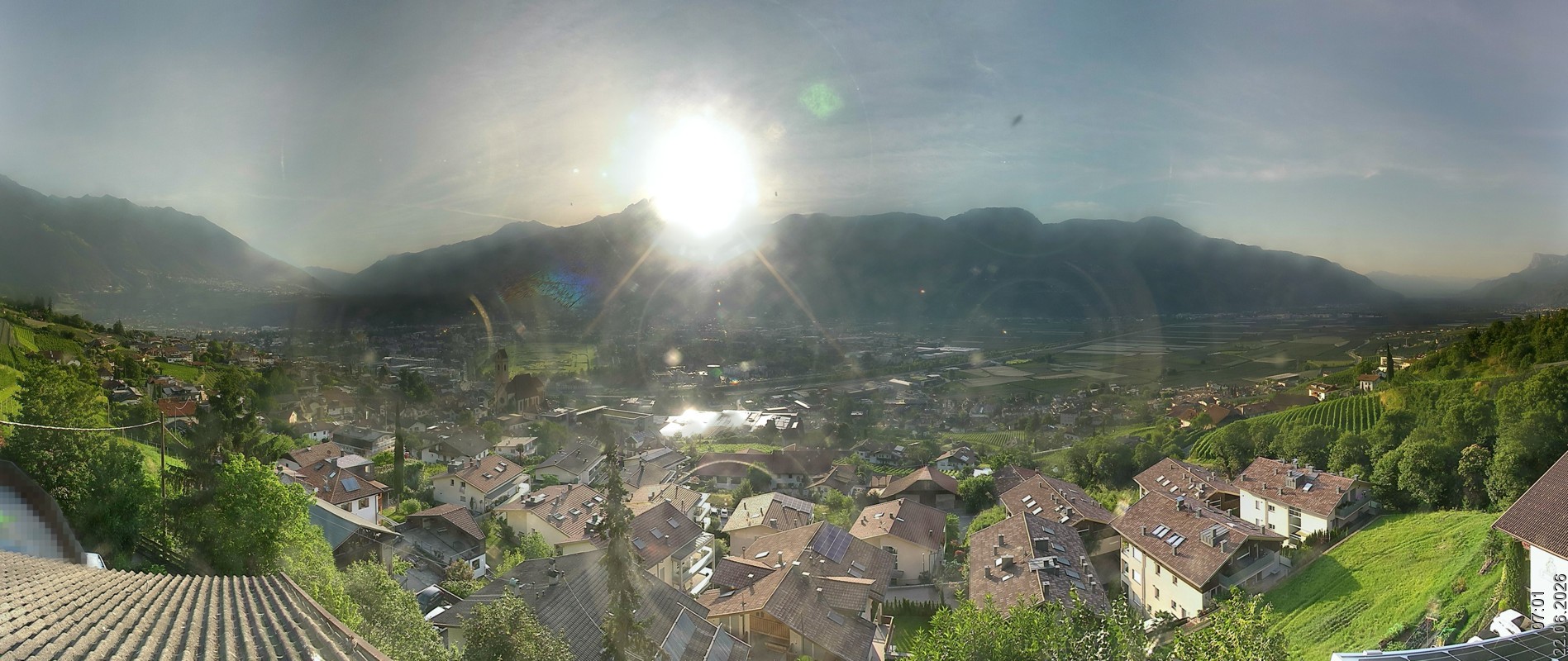 Archiv Foto Webcam Marling - Panorama