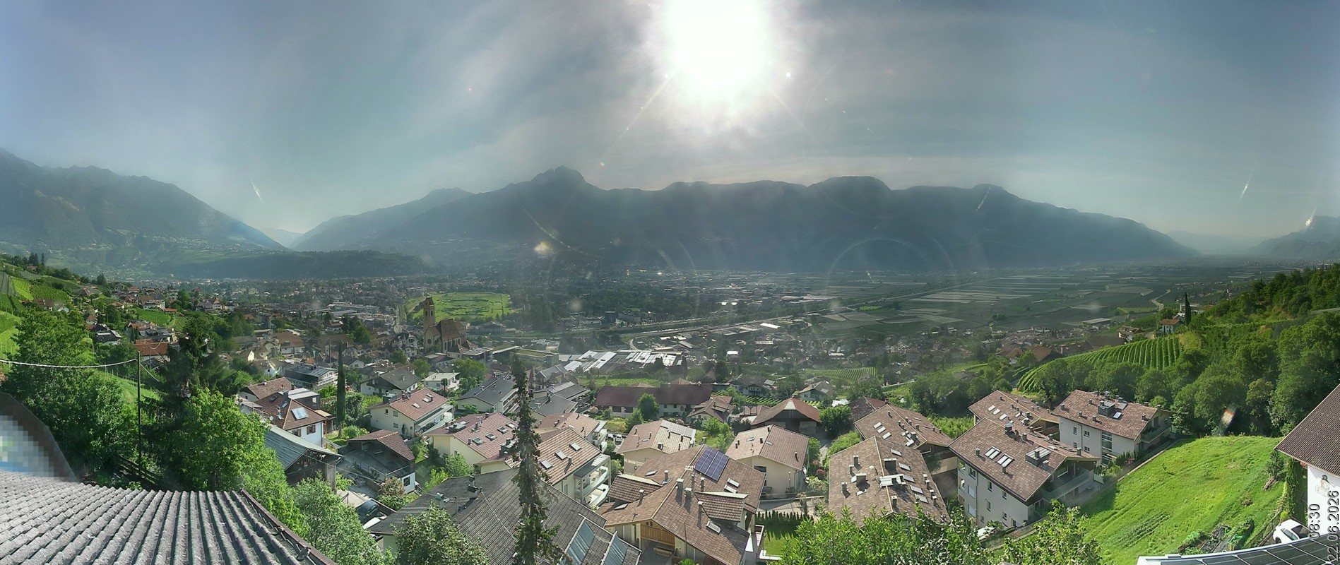 Archiv Foto Webcam Marling - Panorama
