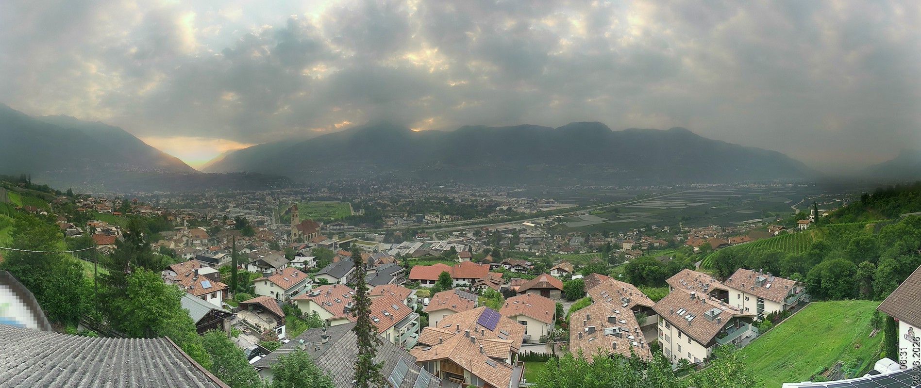 Archiv Foto Webcam Marling - Panorama