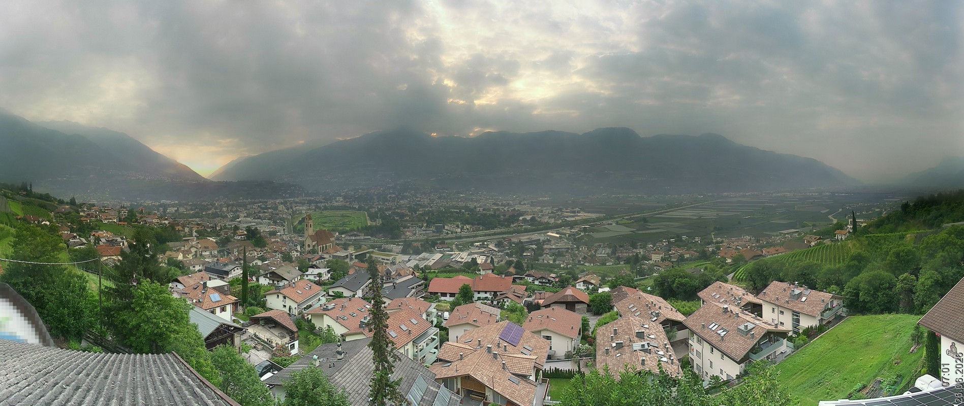 Archiv Foto Webcam Marling - Panorama