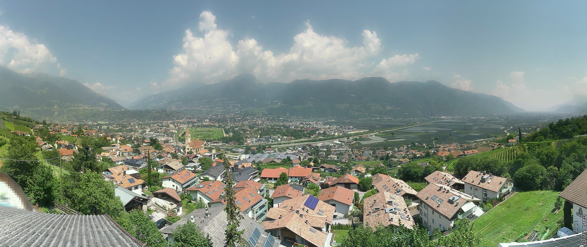 Archiv Foto Webcam Marling - Panorama